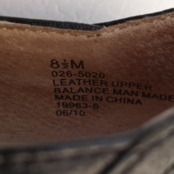 Strictly Comfort Ladies Size 8 1/2M Black Leather Upper Dress Shoes - Picture 4 of 4